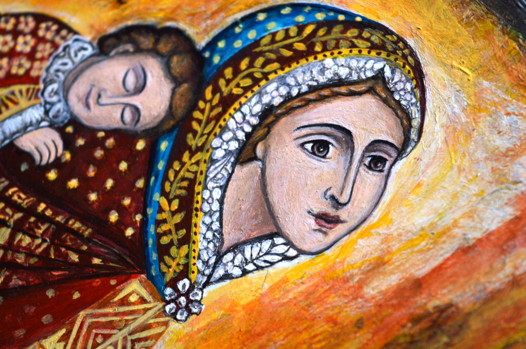 Ikona Matki Boskiej niosącej w chuście Jezusa